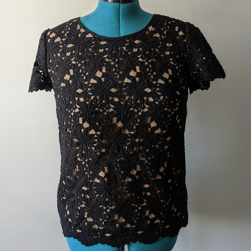 EUC Talbot's Lace Blouse
